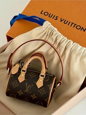 Louis Vuitton Micro Speedy Bag Charm - Monogram Canvas